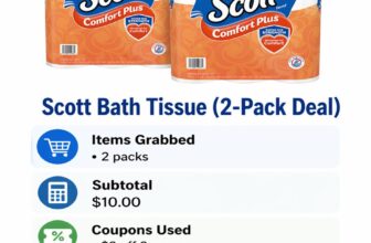 Scott Bath Tissue (2-Pack Deal)