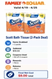 Scott Bath Tissue (2-Pack Deal)