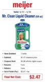 Mr. Clean Liquid Cleaner