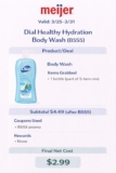 Dial Healthy Hydration Body Wash (B5S5)
