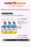 Clorox Disinfecting All-Purpose Cleaner Spray